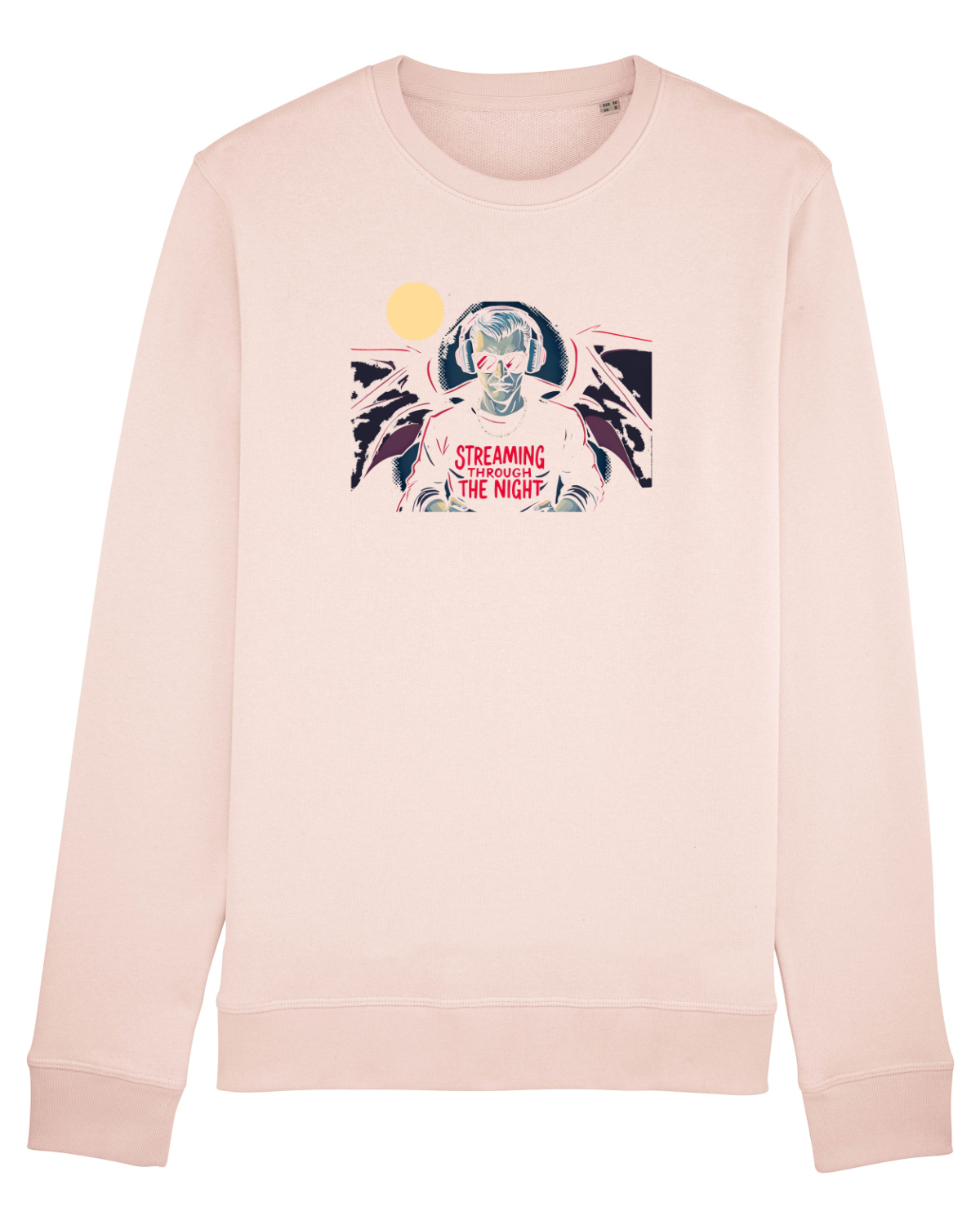 Bluză mânecă lungă Unisex Rise Candy Pink