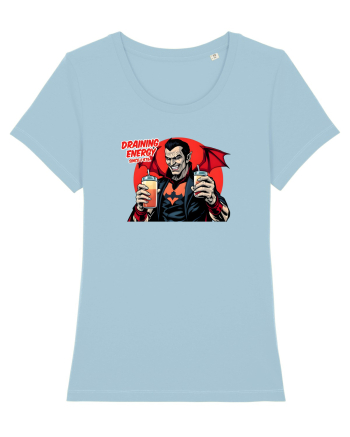 GYM DRACULA  - DRAINING ENERGY SINCE 1476 Sky Blue