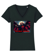 DRACULA   -  THE REAL BATMAN 1 Tricou mânecă scurtă guler V Damă Evoker