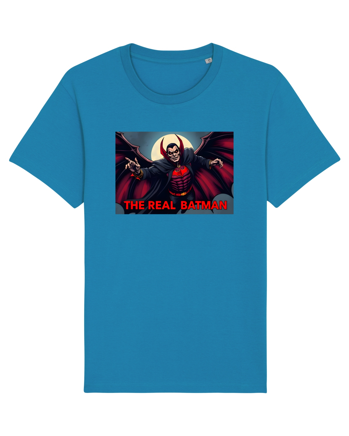 Tricou mânecă scurtă Unisex Rocker Azur
