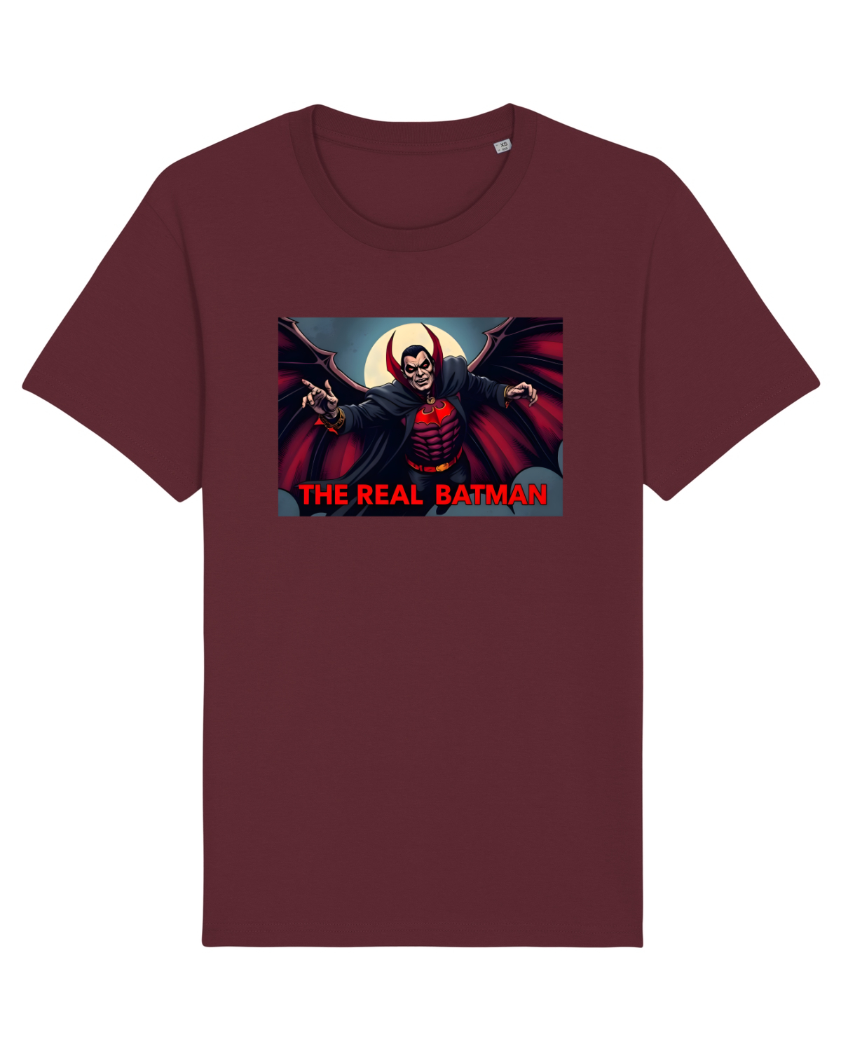 Tricou mânecă scurtă Unisex Rocker Burgundy