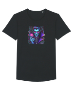 DRACULA   -  NEON HI TECH - TELEFON Tricou mânecă scurtă guler larg Bărbat Skater