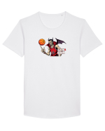 DRACULA   -  BASCHET  - SUCK AND DUNK Tricou mânecă scurtă guler larg Bărbat Skater