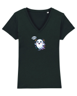 FANTOMA SIMPATICA -  BOO 2 Tricou mânecă scurtă guler V Damă Evoker