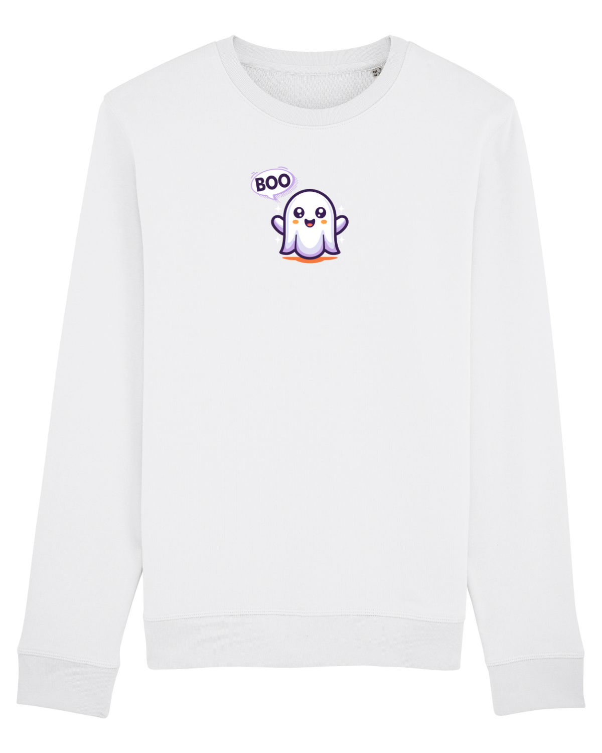 Bluză mânecă lungă Unisex Rise White