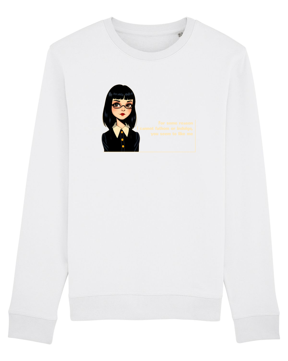 Bluză mânecă lungă Unisex Rise White