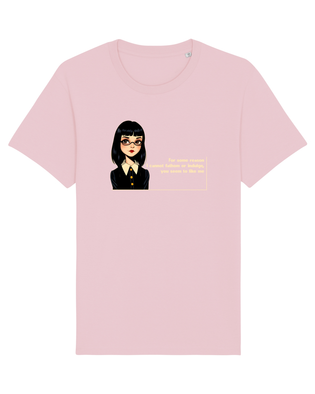 Tricou mânecă scurtă Unisex Rocker Cotton Pink
