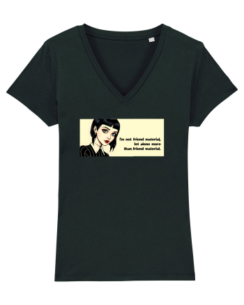 Wednesday  - Not friend material - citat  Black