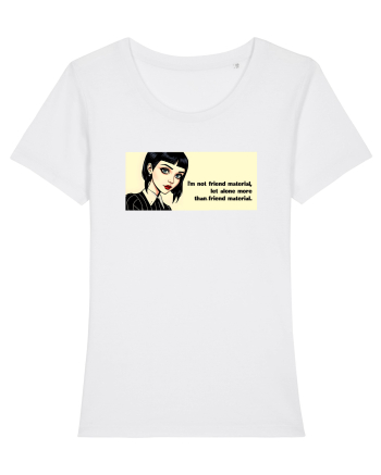 Wednesday  - Not friend material - citat  White