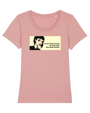Wednesday  - Not friend material - citat  Canyon Pink