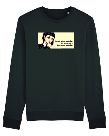 Wednesday  - Not friend material - citat  Black