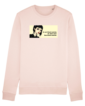 Wednesday  - Not friend material - citat  Candy Pink