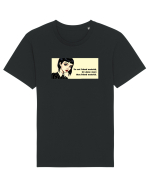 Wednesday  - Not friend material - citat  Tricou mânecă scurtă Unisex Rocker