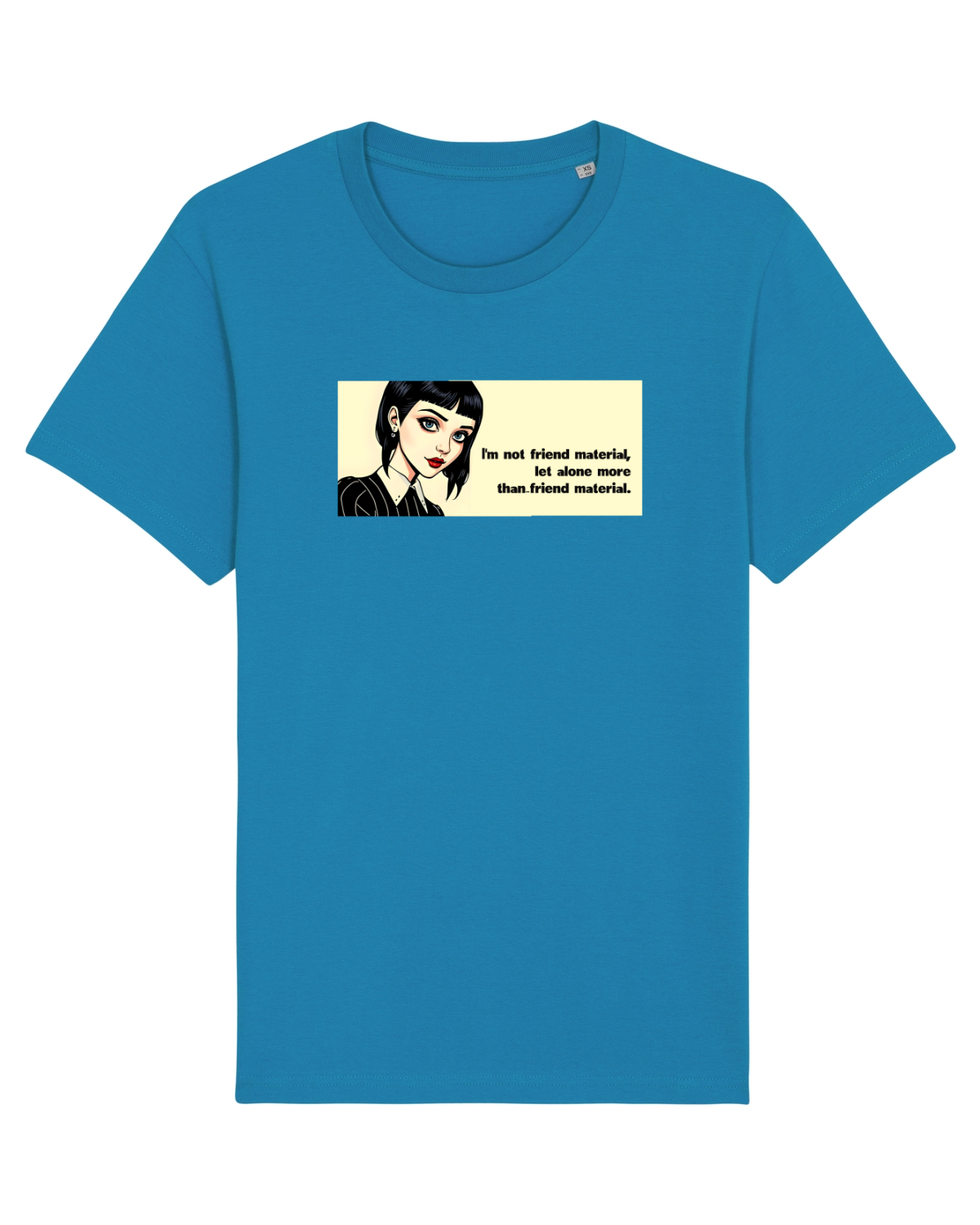 Tricou mânecă scurtă Unisex Rocker Azur