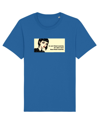 Wednesday  - Not friend material - citat  Royal Blue