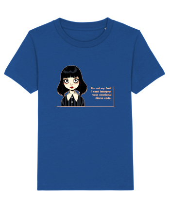 Wednesday  - It`s not my fault - citat  Majorelle Blue