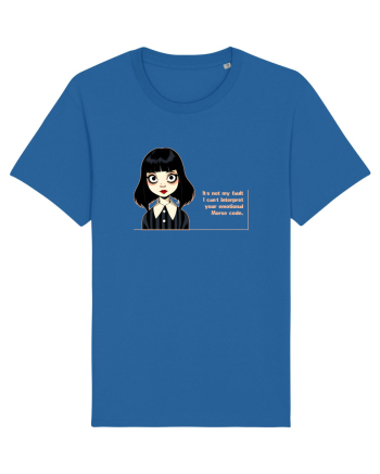 Wednesday  - It`s not my fault - citat  Royal Blue
