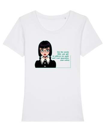 Wednesday  - Use the words little and girl White