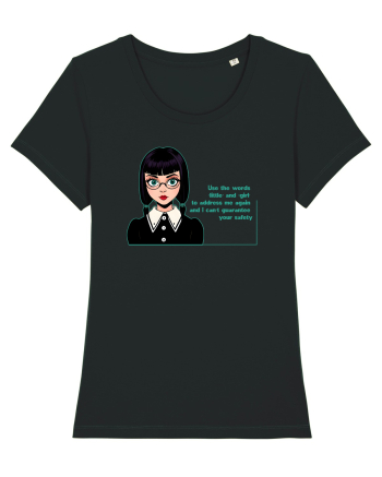 Wednesday  - Use the words little and girl Black