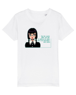Wednesday  - Use the words little and girl Tricou mânecă scurtă  Copii Mini Creator