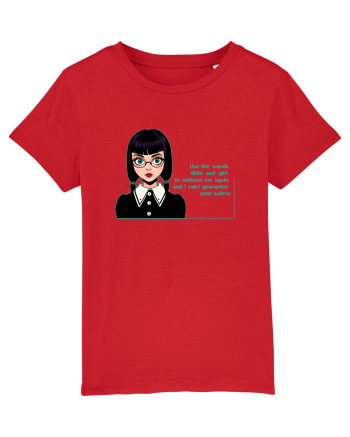 Wednesday  - Use the words little and girl Red