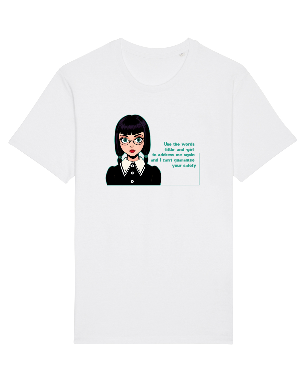 Tricou mânecă scurtă Unisex Rocker White