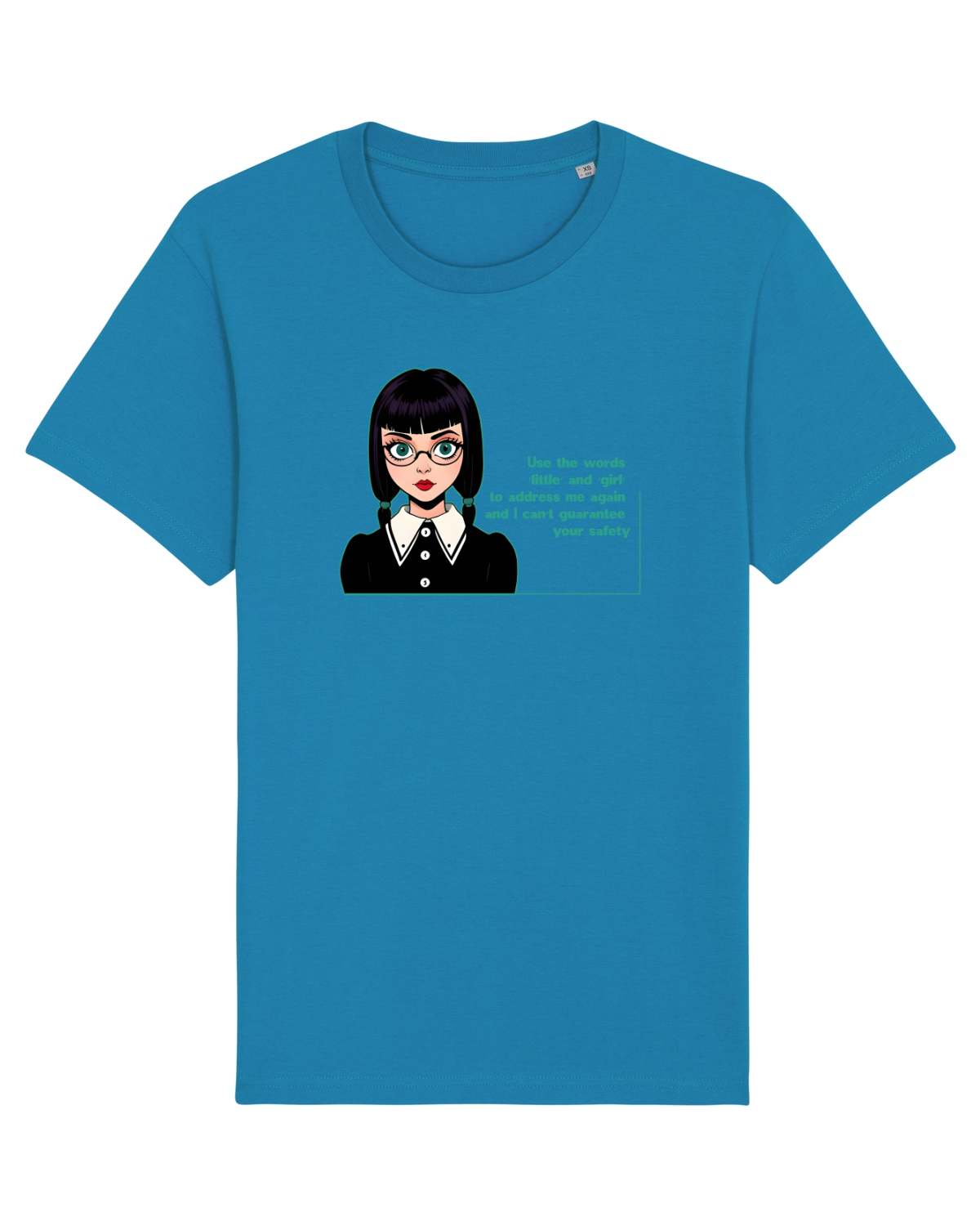 Tricou mânecă scurtă Unisex Rocker Azur