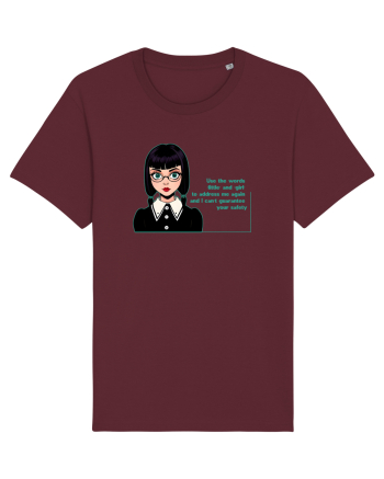 Wednesday  - Use the words little and girl Burgundy