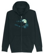 LUPI - LUNA _ SCARY Hanorac cu fermoar Unisex Connector