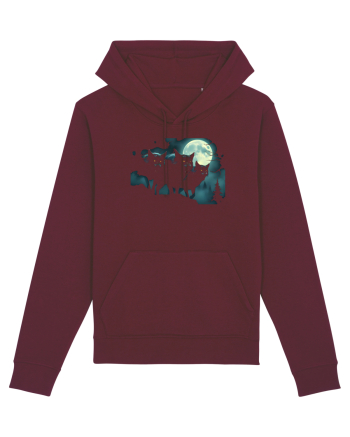 LUPI - LUNA _ SCARY Burgundy