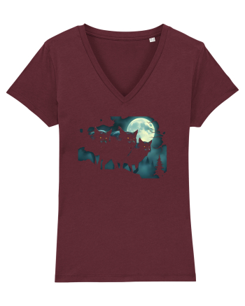 LUPI - LUNA _ SCARY Burgundy