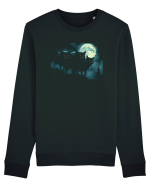 LUPI - LUNA _ SCARY Bluză mânecă lungă Unisex Rise