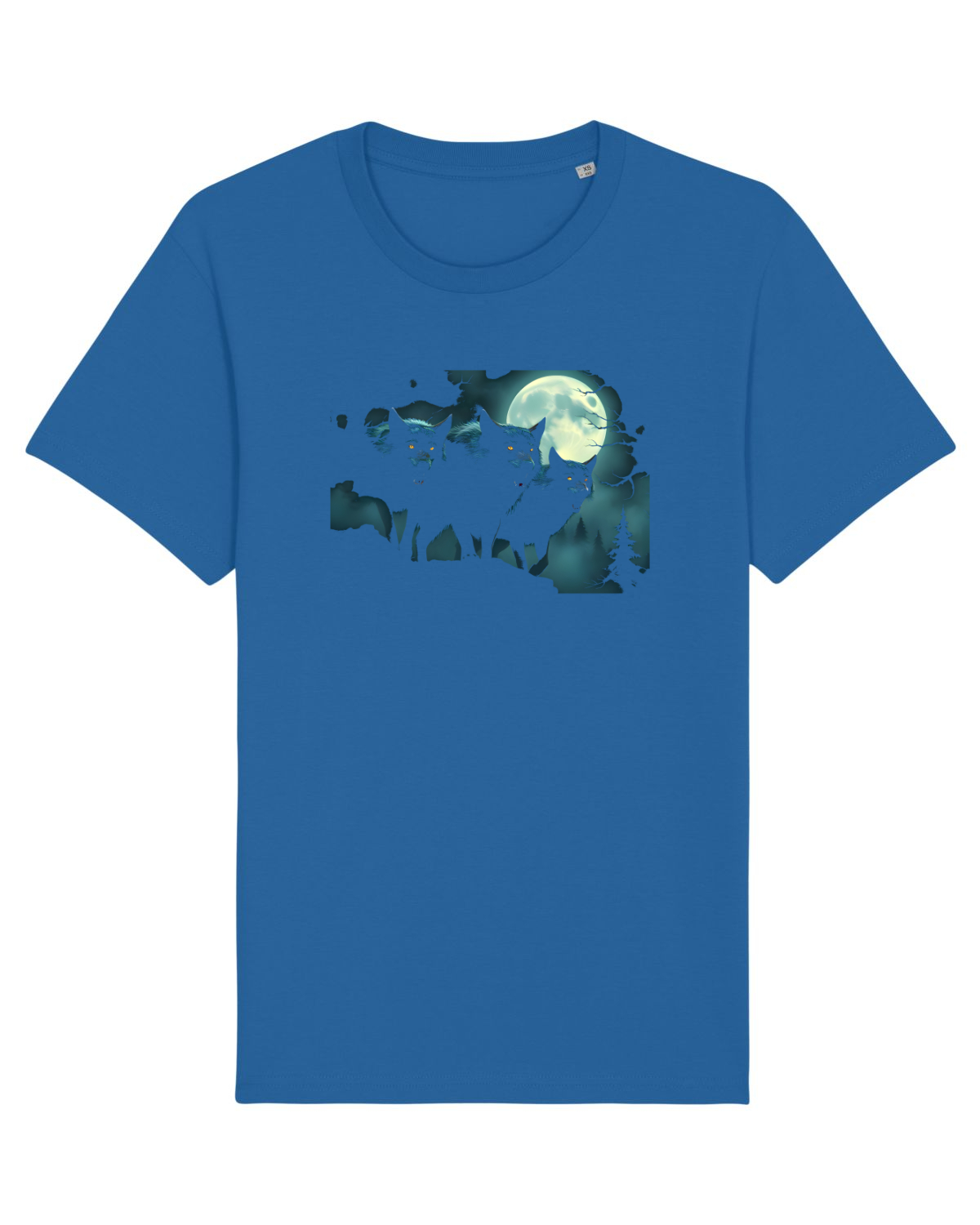 Tricou mânecă scurtă Unisex Rocker Royal Blue