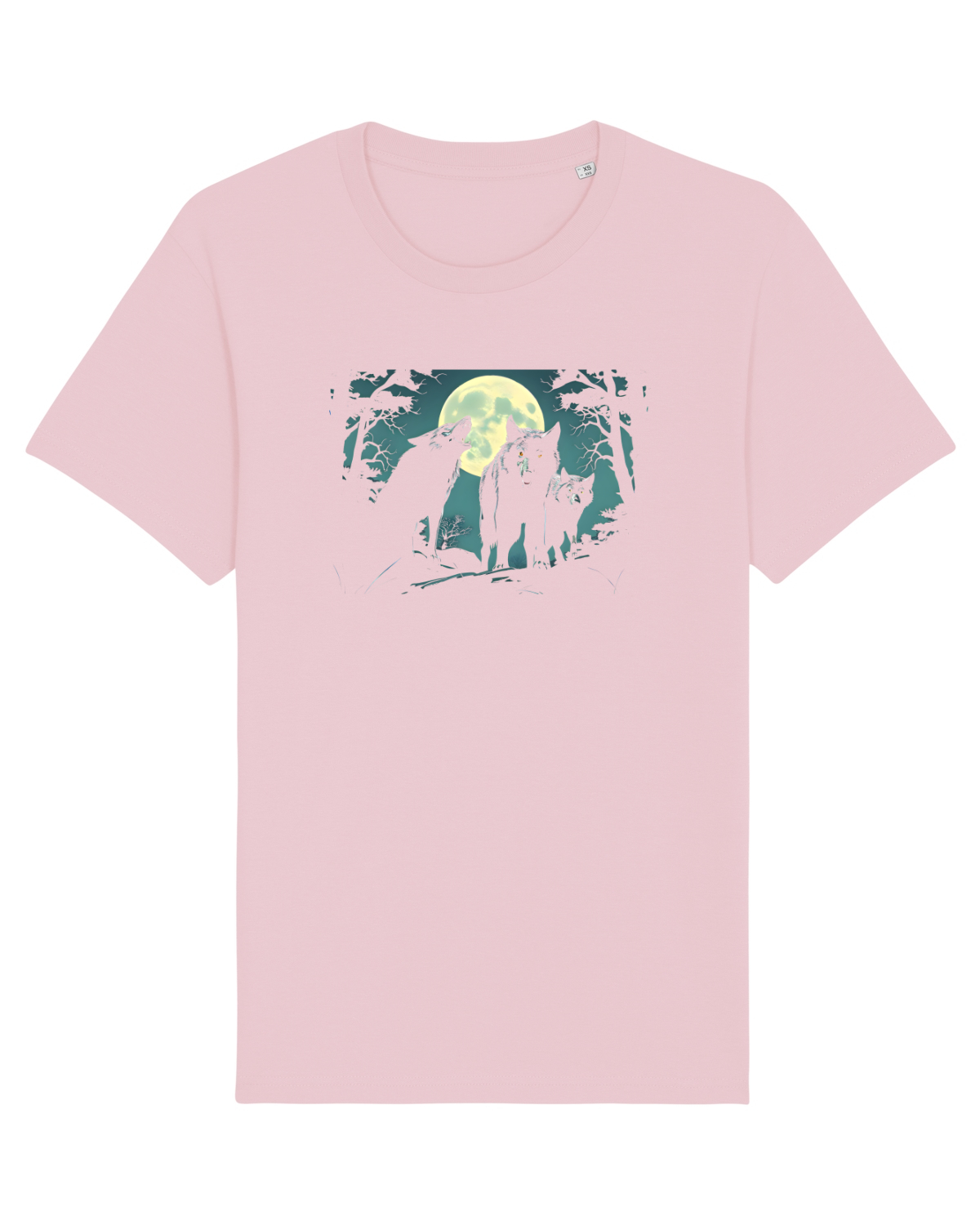Tricou mânecă scurtă Unisex Rocker Cotton Pink