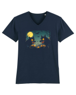 LUPI - LUNA -  LILIECI  - AMUZANT Tricou mânecă scurtă guler V Bărbat Presenter