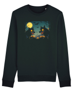 LUPI - LUNA -  LILIECI  - AMUZANT Bluză mânecă lungă Unisex Rise
