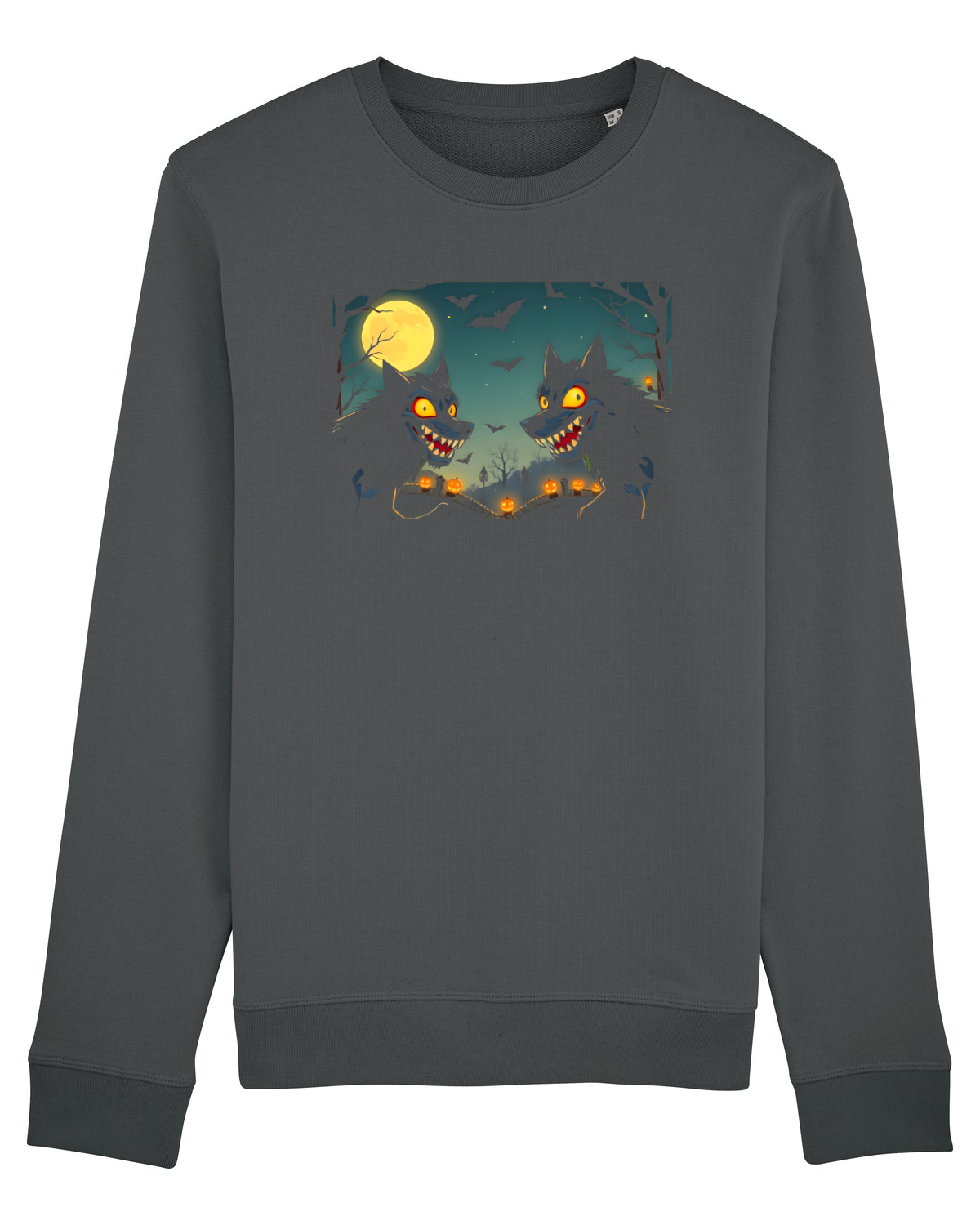 Bluză mânecă lungă Unisex Rise Anthracite
