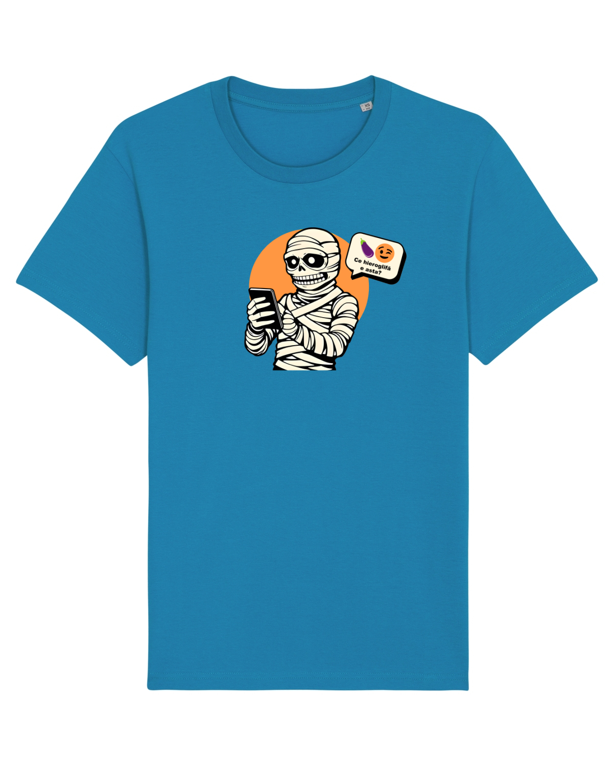 Tricou mânecă scurtă Unisex Rocker Azur