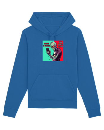NOTHING IS SCARIER THAN A DEAD BATTERY - ZOMBIE Royal Blue