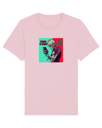 NOTHING IS SCARIER THAN A DEAD BATTERY - ZOMBIE Cotton Pink