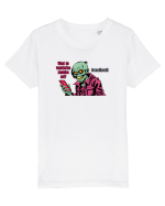 WHAT VEGETARIAN ZOMBIES EAT? GRRAAAIIINSSS! Tricou mânecă scurtă  Copii Mini Creator