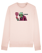 WHAT VEGETARIAN ZOMBIES EAT? GRRAAAIIINSSS! Bluză mânecă lungă Unisex Rise