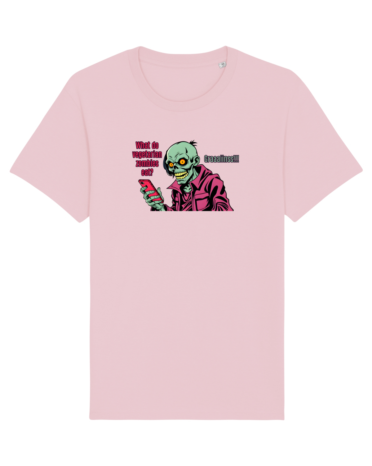 Tricou mânecă scurtă Unisex Rocker Cotton Pink