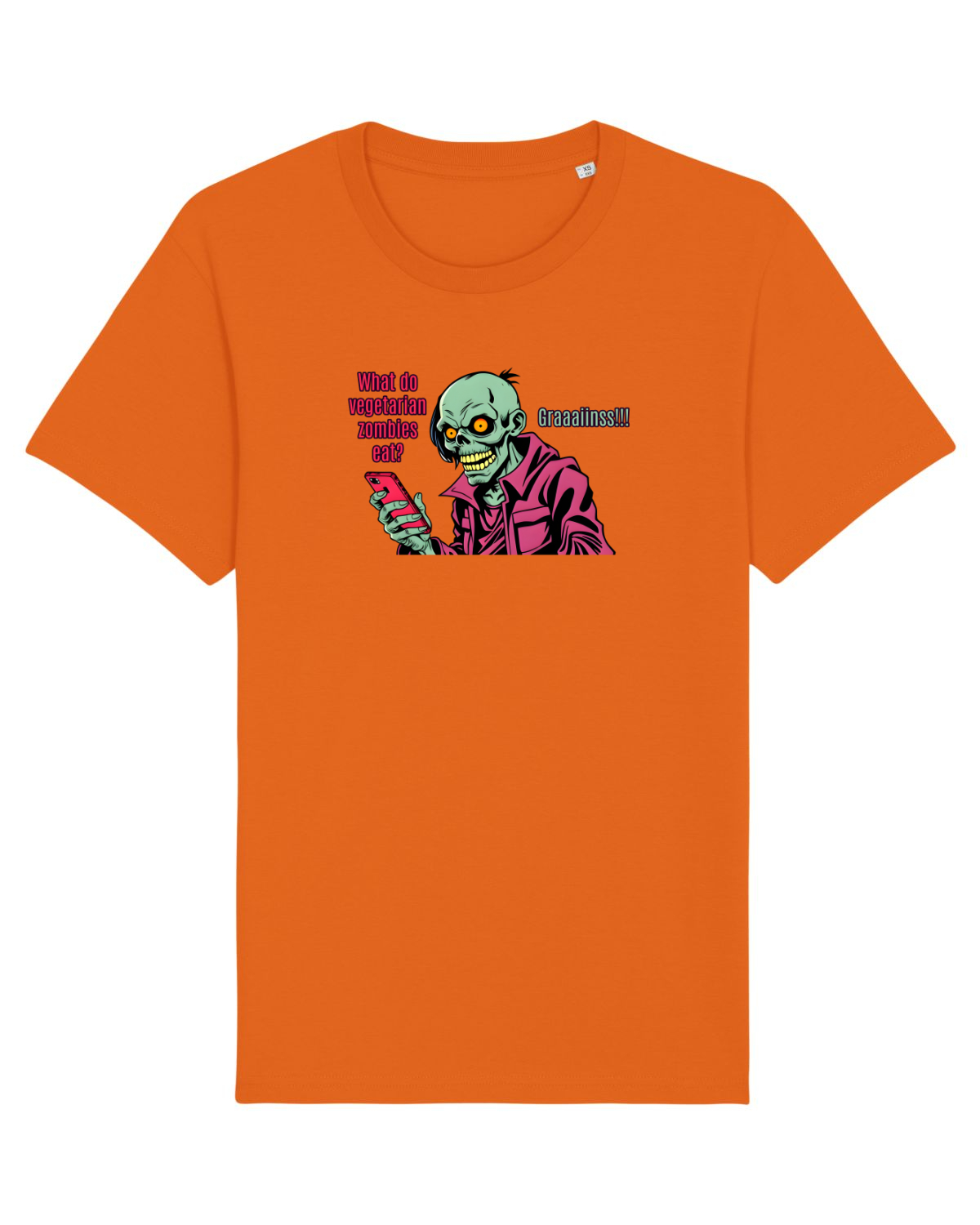 Tricou mânecă scurtă Unisex Rocker Bright Orange