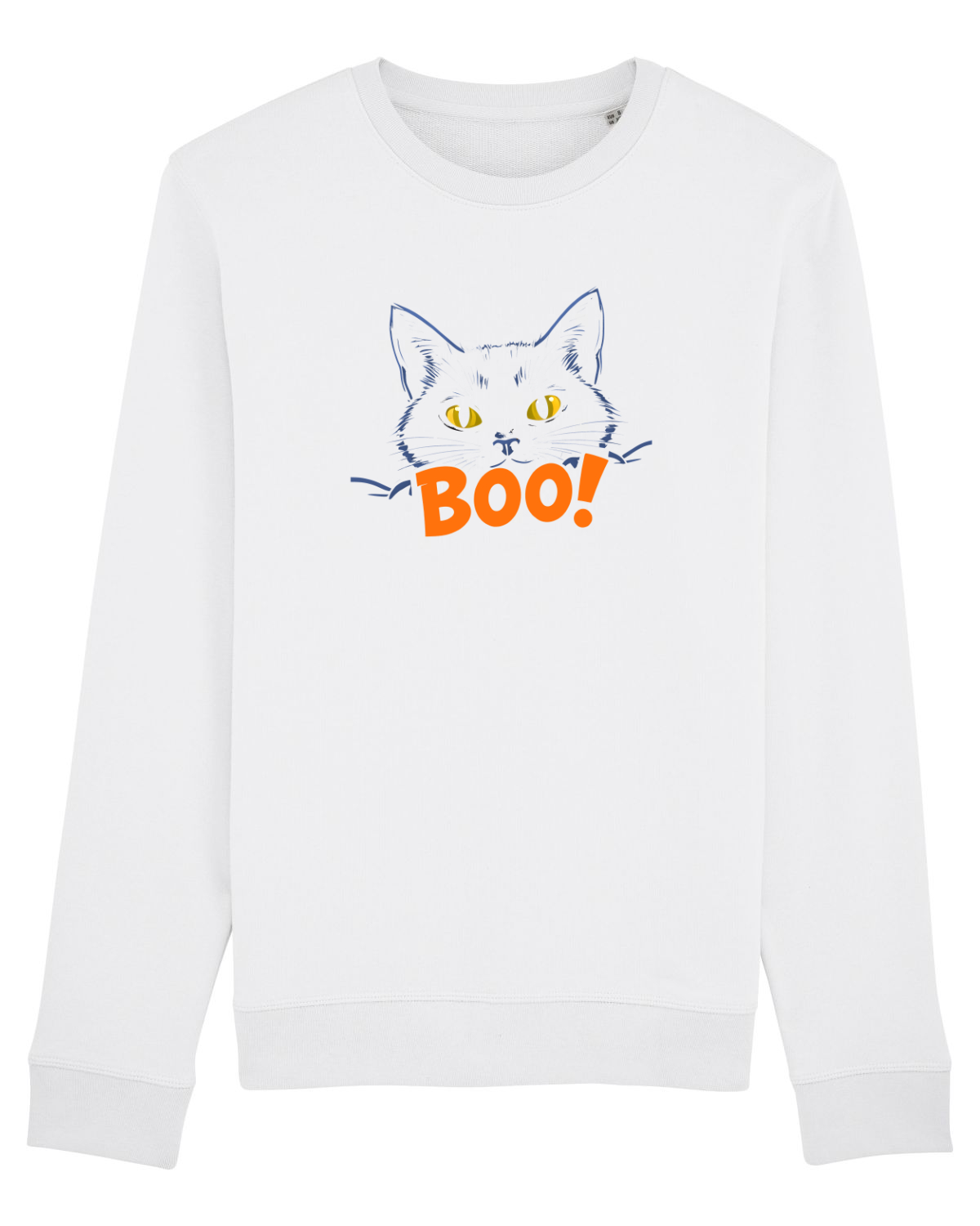 Bluză mânecă lungă Unisex Rise White