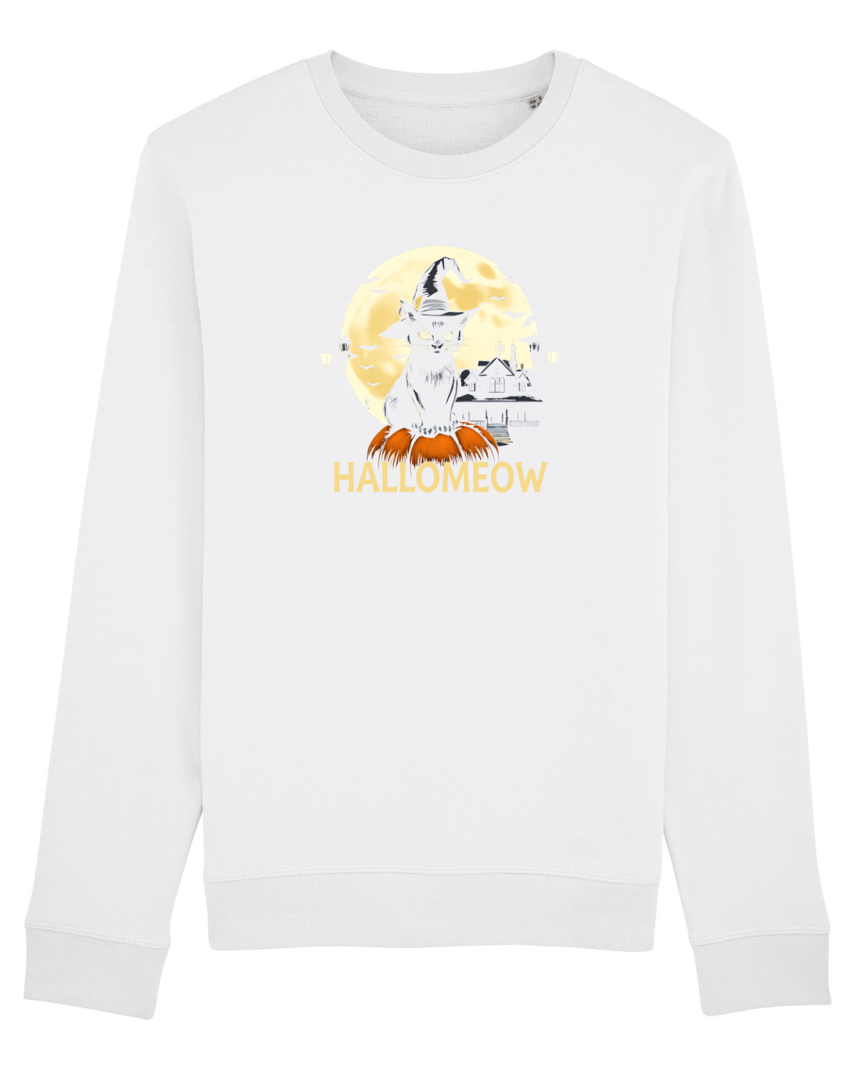 Bluză mânecă lungă Unisex Rise White