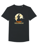 PISICA - HALLOMEOW Tricou mânecă scurtă guler larg Bărbat Skater