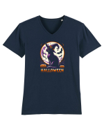 PISICA - HALLOWEEN Tricou mânecă scurtă guler V Bărbat Presenter