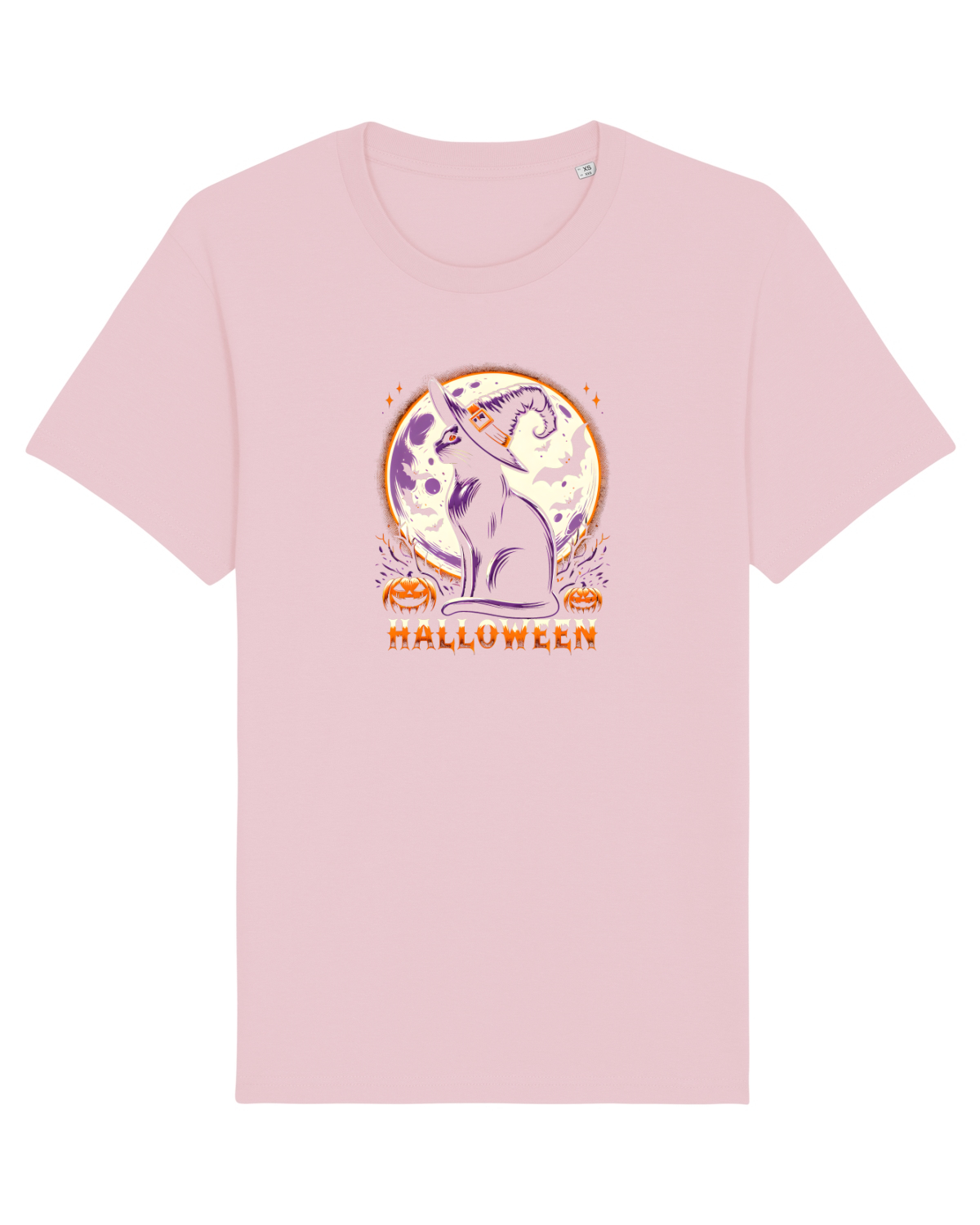 Tricou mânecă scurtă Unisex Rocker Cotton Pink