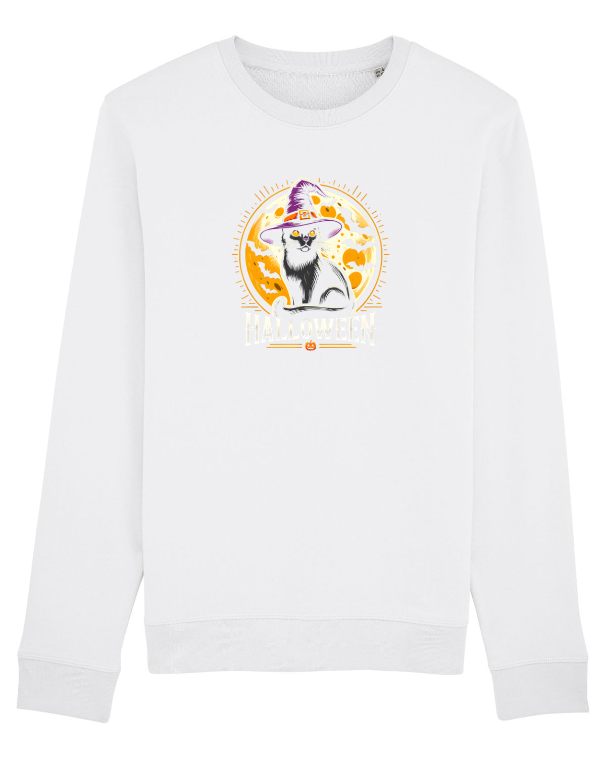 Bluză mânecă lungă Unisex Rise White